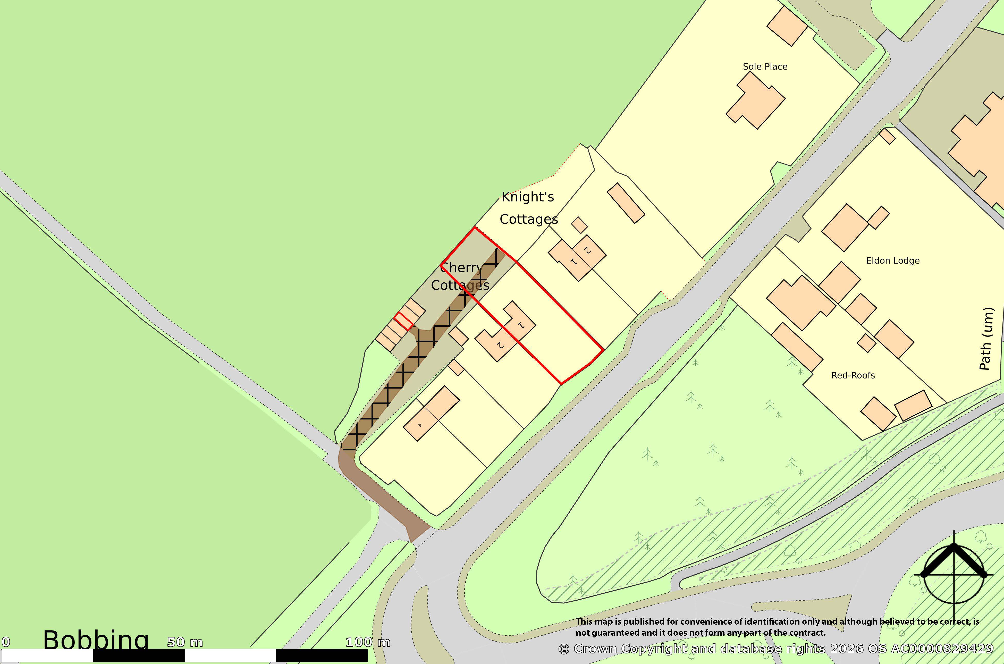 Lot: 151 - THREE-BEDROOM SEMI-DETACHED HOUSE - RESIDENTIAL INVESTMENT - Location Plan